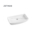 Ceramic Art Vasin Rectangular Ceramic Countertop Basin